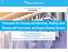 Tablet Screenshot of cleanerycleaners.com